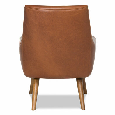 RETRO Leather Occasional Armchair