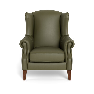 CLASSIC WING Leather Occasional Armchair
