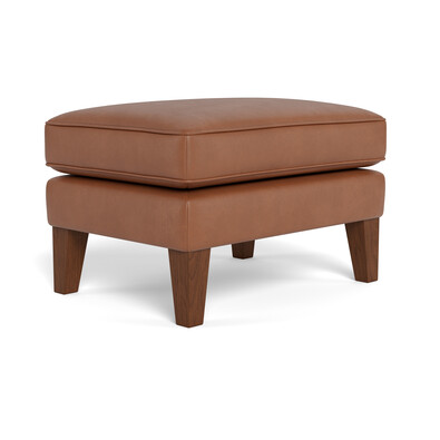 CLASSIC WING Leather Ottoman