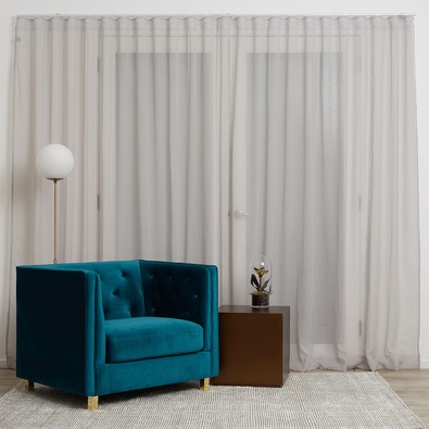 MINERAL Sheer S-Fold Curtain
