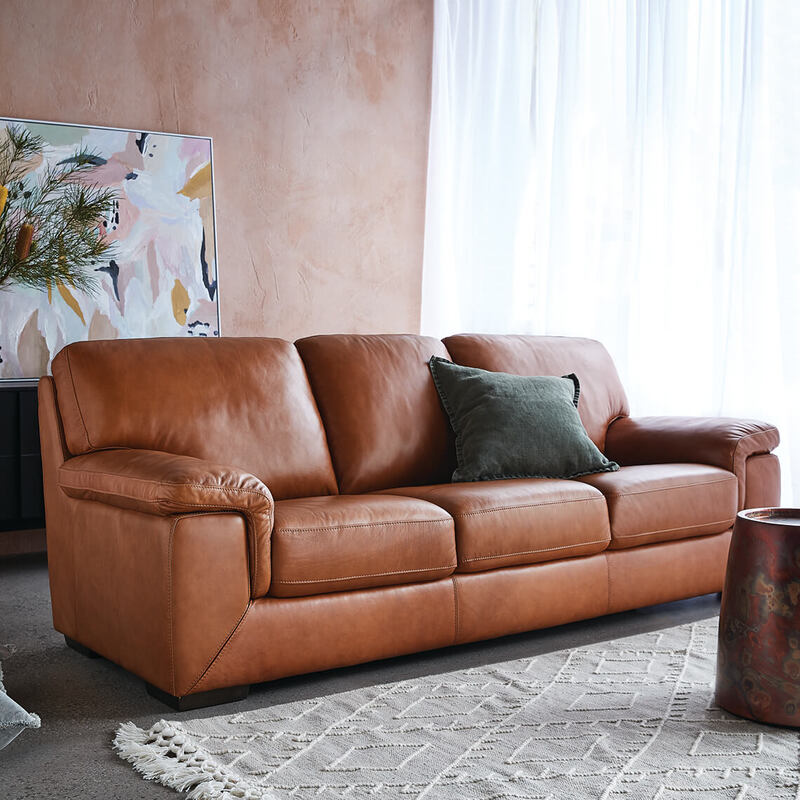 BARRET Leather Sofa