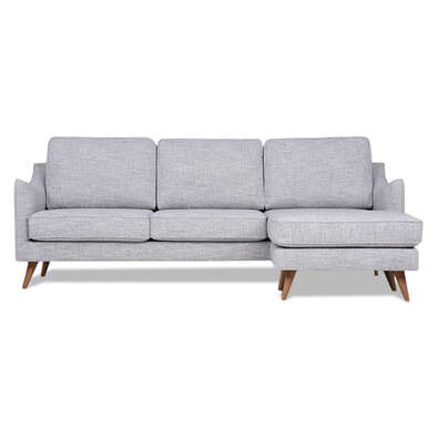 MADDOX Fabric Modular Sofa with Flip Chaise