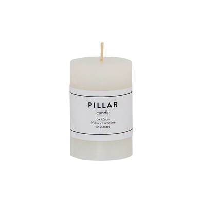 PILLAR Unscented Candle