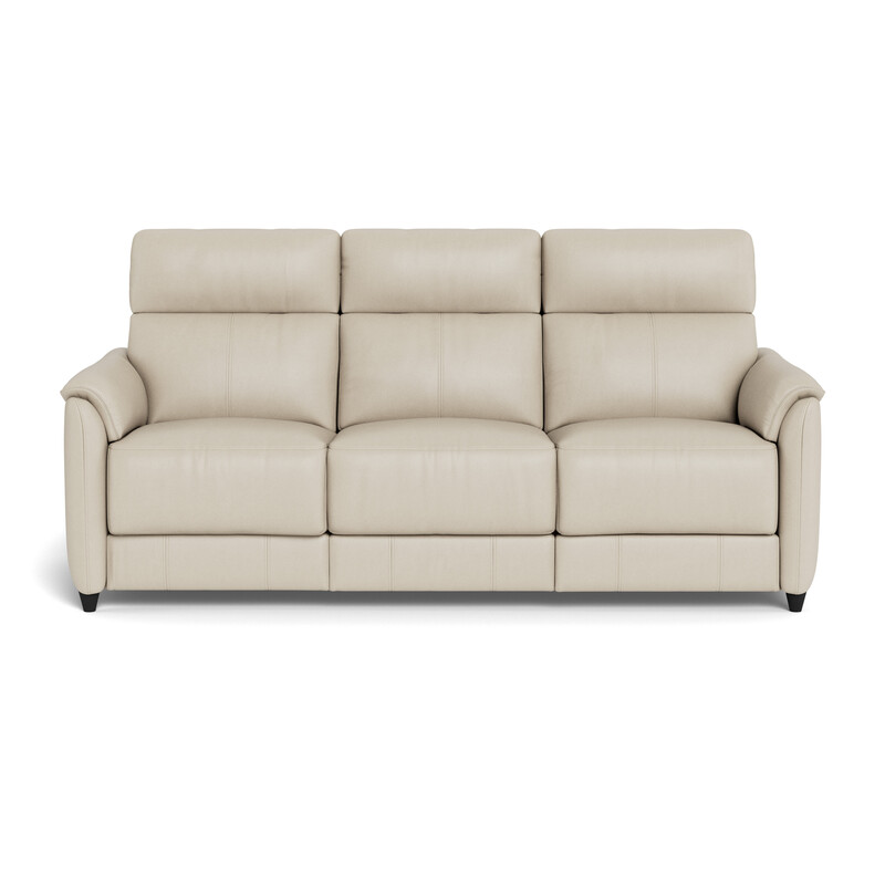 Seat Kit Pale Grey Leather Dexter Sofa, Sand Color Leather Sofa
