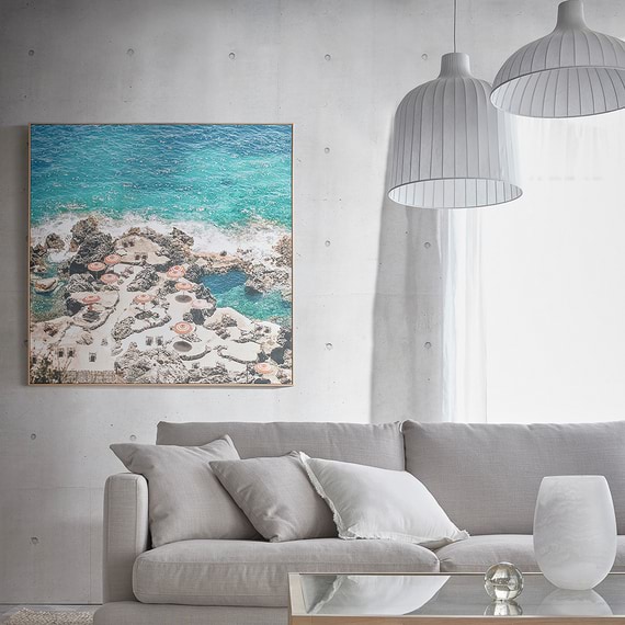 EUROPEAN Coastline Canvas