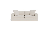 2xArmless+2xCorner+Ottoman Natural Fabric Salsie Modular Sofa | freedom