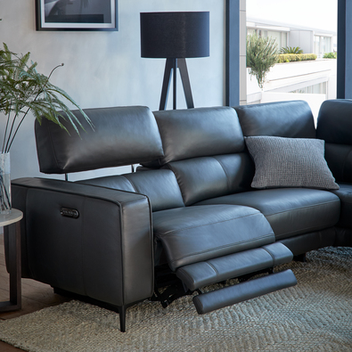 CONNERY Leather Electric Recliner Modular Sofa
