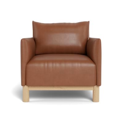 BOB Leather Occasional Armchair