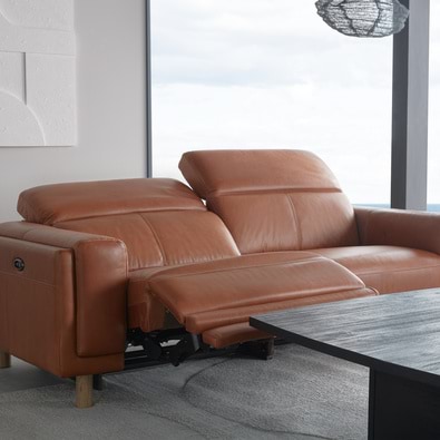 HENRY Leather Electric Recliner Sofa