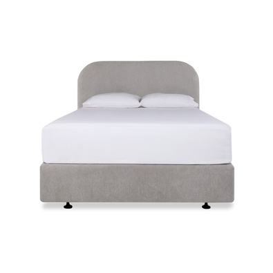 TOORAK Rounded Platform Bed with 2 Drawers