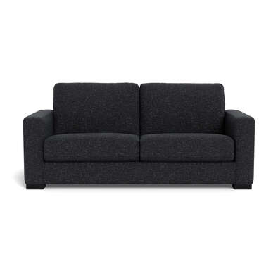 AUTOGRAPH Fabric Contemporary Sofabed with Low Black Tone Legs