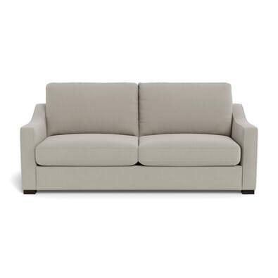AUTOGRAPH Fabric Slope Sofa with Low Dark Tone Legs