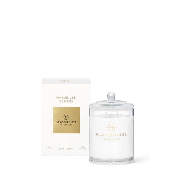 GLASSHOUSE FRAGRANCES Marseille Memoir Candle 380g