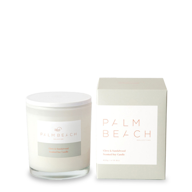 PALM BEACH COLLECTION Clove and Sandalwood 420g Standard Candle