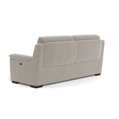 ASHER Fabric Battery Recliner Sofa