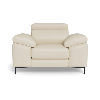 CORA Leather Battery Recliner Armchair
