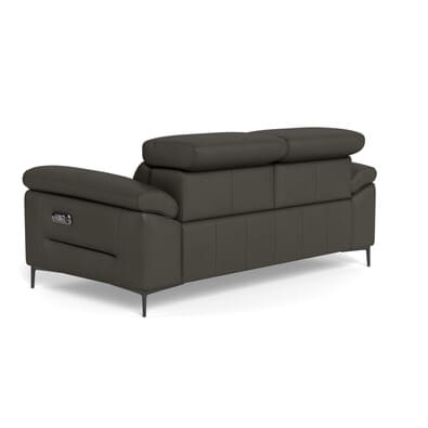 CORA Leather Battery Recliner Sofa