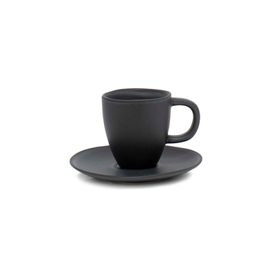 CARBON Espresso Cup Saucer