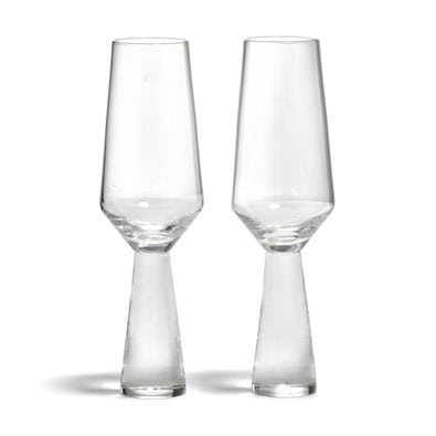 ANGLES Champagne Flute Set of 2