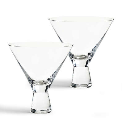 ANGLES Martini Glass Set of 2