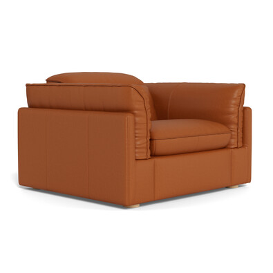 SORRENTO Leather Battery Recliner Armchair