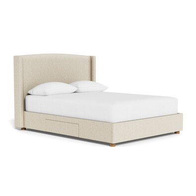 ALINA Wing Bed with 2 Drawers