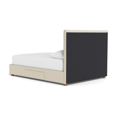 ALINA Tufted Bed with 2 Drawers