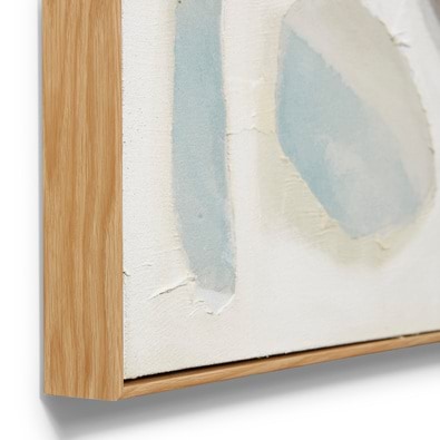 PEBBLE ABSTRACT Framed Painted Canvas