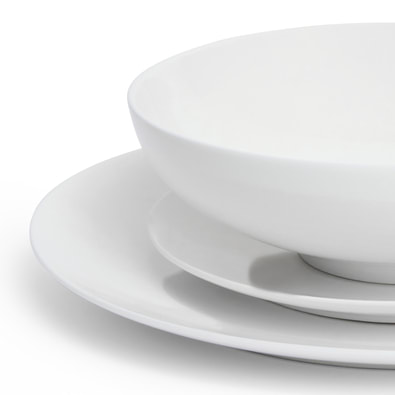 MAXWELL & WILLIAMS WHITE BASICS Tribeca Coupe Dinner Set