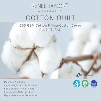 RENEE TAYLOR Light Weight Cotton Quilt