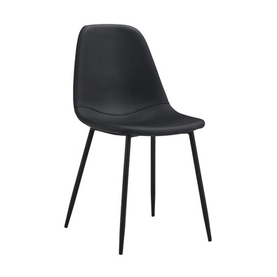 LUCIEN Set of 2 Leatherette Dining Chair