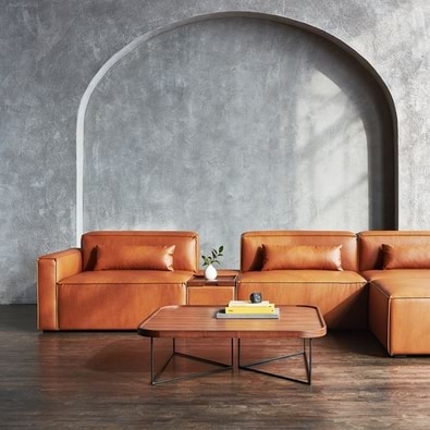 MICK Leather Modular Sofa