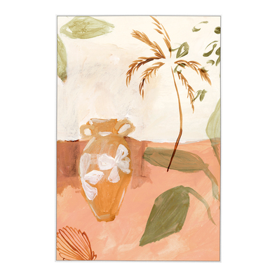 TROPICAL MUSE SUMMER Framed Canvas