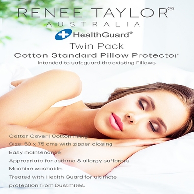 RENEE TAYLOR Cotton Pillow Protector