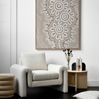SMALL GATHERINGS GREY Canvas