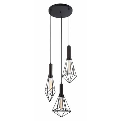INDUSTRIAL 3 Cage Ceiling Pendant