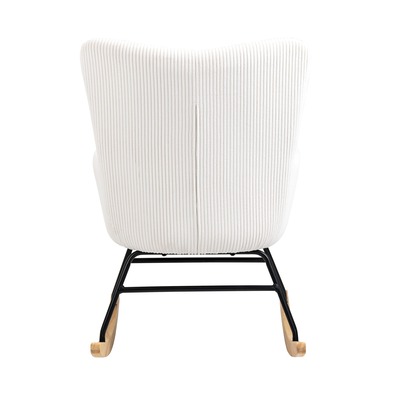 SHERLIMAN Fabric Rocking Chair