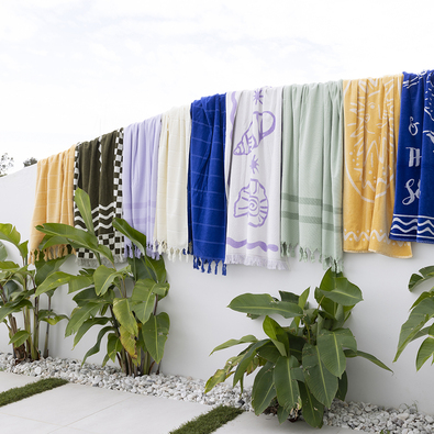SANTORINI Beach Towel