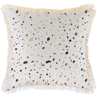 TERRAZZO Cushion Cover with Fringe