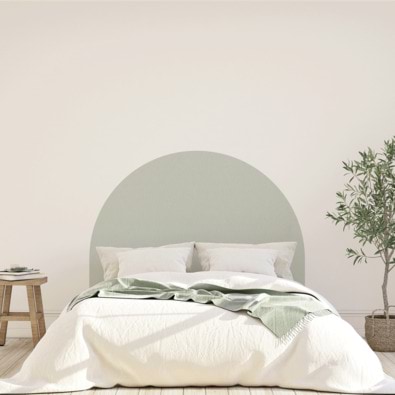 FROSTED SAGE Decal Headboard
