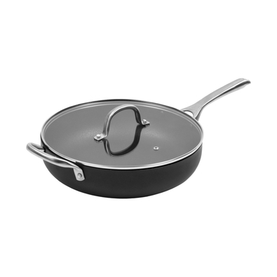 GOURMET KITCHEN METEORE Deep Frypan with Flat Lid
