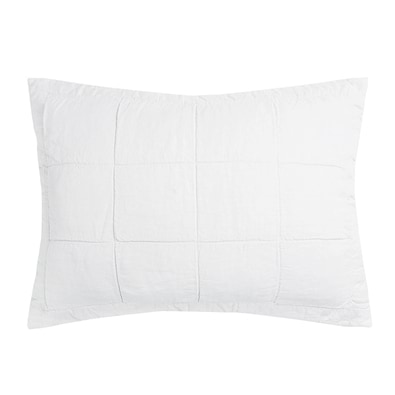 BAMBURY Quilted Linen Pillowcase