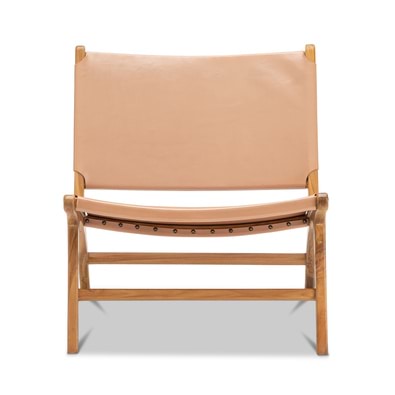 CASEY Flat Leather Armchair