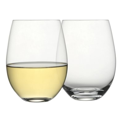 TRADITIONAL Stemless Wine Glass Set