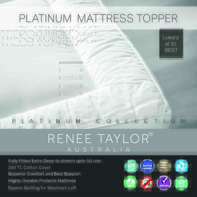 RENEE TAYLOR Platinum Mattress Topper