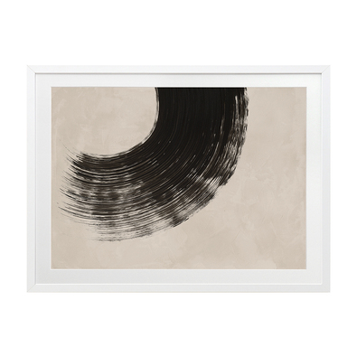 IMPERFECT BEAUTY BLACK II Framed Print