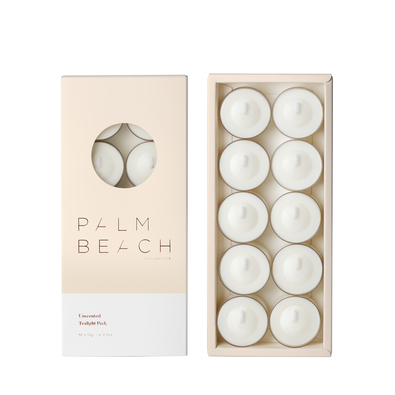PALM BEACH COLLECTION Unscented Tealight Pack