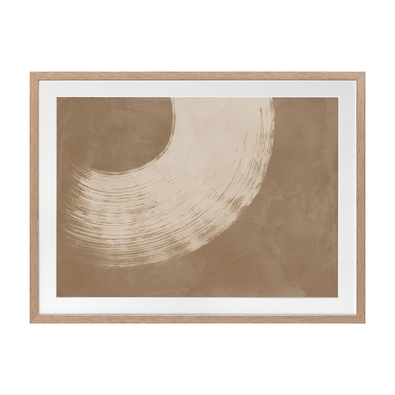 IMPERFECT BEAUTY BROWN II Framed Print