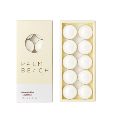 PALM BEACH COLLECTION Coconut & Lime Tealight Pack