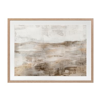 THE WARMTH OF AGED WOOD Framed Print